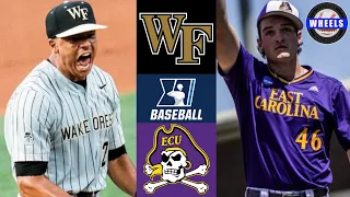 Wake Forest vs East Carolina BURNS vs YESAVAGE AMAZING ELIMINATION GAME 2024 Regionals