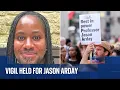 Vigil held for Jason Arday in Trafalgar Square