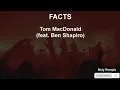 Download Lagu FACTS (feat. Ben Shapiro)Tom MacDonald (Lyrics)