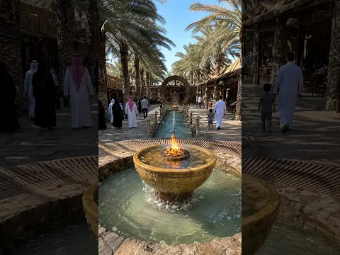 मदीना में ख़जूर के बाग को इतना खूबसूरत बना दिया 😱 Karaneef Al Nakheel | Madina Saudi Arabia #shorts