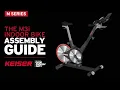 Keiser M3i Indoor Stationary Bike Assembly Guide