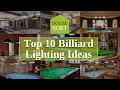 House Sort - TOP 10 Pool Table Lighting Ideas