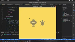 Drawing image with python OpenCV Turtle