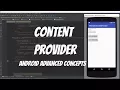 Android ContentProviders MinimalistContentProvider Example