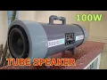 Download Lagu DIY 100W Bluetooth Tube Speaker with PVC Pipe || Ultra Bass Boombox