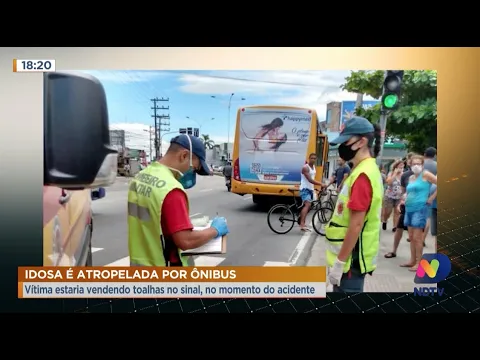 Vendedora ambulante morre após ser atropelada por ônibus em Itajaí