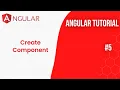 Angular Tutorial E5 Create Component 2023 Front End Development
