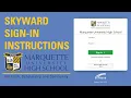 Skyward Sign-in Instructions