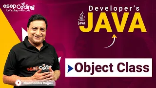 Object Class in Java Parent Class Methods of Object Class Java for Developers