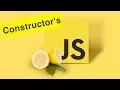 Javascript Tutorial Constructor Functions Ep23