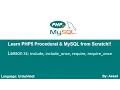 PHP Procedural MySQLi Lesson 31 include vs require Statement