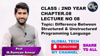 Difference between structured Unstructured programming language