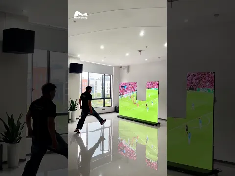 Are You Using That LED Screen as a Soccer Goal Net?#MileStrong #leddisplay #ledscreen #ledwall