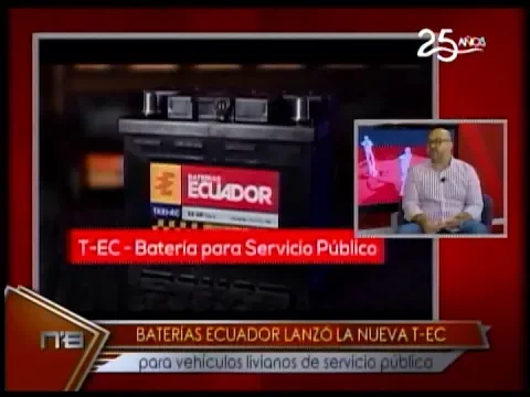 Baterías Ecuador lanzó la nueva T-EC para vehículos livianos de servicio público