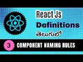 React Component Naming Rules - Write Clean Error-Free Code