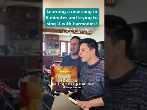 “I Knew It, I Knew You” - Learning a new song in 5 MINUTES! (Taylor Swift, Toy Story 5)