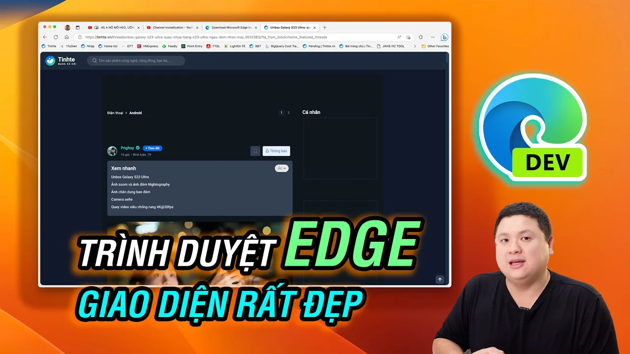 Outline Video Sau 3 năm, trình duyệt Edge đã thuyết phục được mình bỏ Chrome và Safari