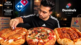 DOMINO'S 2026 NEW PIZZAS vs THE OG DOUBLE CHEESE MARGHERITA CHEESE BURST 🤤 2 IN 1 CHEESE BURST PIZZA
