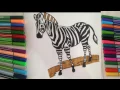 Zebra Coloring Pages for Kids - Zebra Coloring Pages