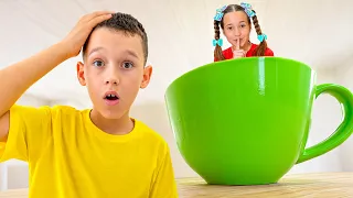 صوفيا وماكس يلعبان الغميضة في مدينة الأوهام السحرية!