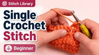 How to Crochet Beginner Single Crochet 2 Together sc2tog