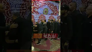 لحظة وصول مجلس ادارة الاهلي و الجهاز الفنى عزاء محمد صبري 