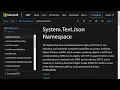 System Text Json Introduction