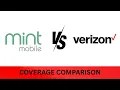 Mint Mobile Coverage Map vs Verizon 2025 Comparison
