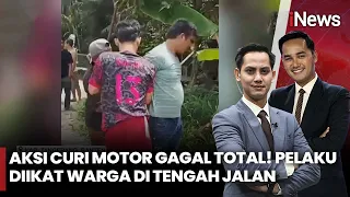maling motor ditangkap dan diikat warga suasana tegang inews pagi 12 2