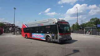 WMATA Metrobus McPherson Sq bound XN40 2887 X2 leaving Minnesota Av Metrorail