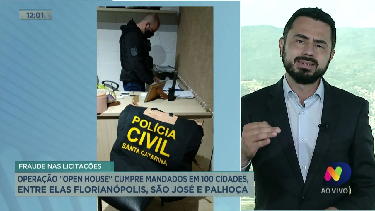 Operação “Open House” cumpre mandados em 100 cidades, entre elas Florianópolis, São José e Palhoça