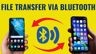How to transfer photos s all types of files from a phone to another via Bluetooth
