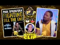Paul Spadafora Talks Life Boxing and His New Book Fighting Till The End