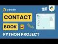 Create Contact Book App using Python in Hindi Step-by-step Tutorial Python Project