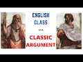 English Class How to Write a Classical Argument