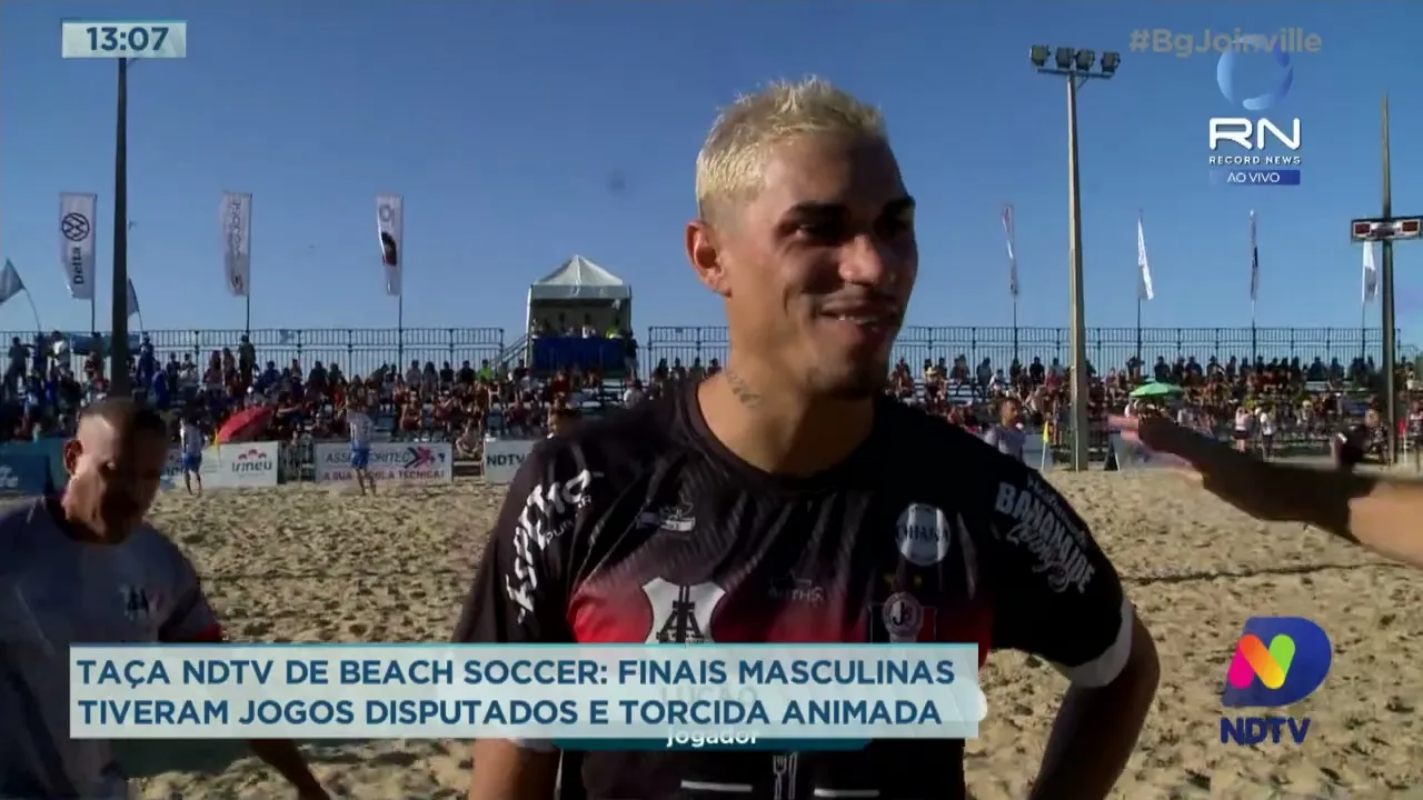 Taça NDTV de Beach Soccer: Finais masculinas tiveram jogos disputados e torcida animada