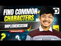 1002 Find Common Characters Implementation Array
