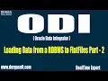 Oracle Data Integrator ODI Loading Data from a RDBMS to FlatFiles Part - 2