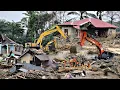 Lagu RATA DENGAN TANAH..2 EXCAVATOR TURUN KERUK LUMPUR,JALAN ALTERNATIF BECEK JIKA TURUN HUJAN