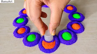 Diwali Rangoli Design 2026 ✨| Easy & Beautiful Diwali Rangoli | Simple Rangoli Design 🌸Ranu Art