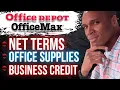 How to open office depot net 30 business account