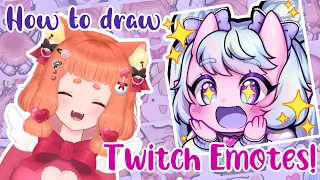 Tutorial How to draw Twitch Emotes