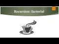 Recursion Factorial Example