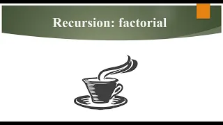Recursion Factorial Example
