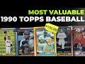 Top 35 Most Expensive 1990 Topps Baseball Cards