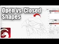Open vs Closed Shapes in LightBurn