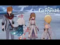 The Traveler and Paimon meet Tonia Wraith s Nocturne Snezhnaya Genshin Impact 7 0