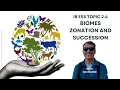 IB ESS 2 4 Biomes zonation succession - Changes in ecosystems 2017 syllabus