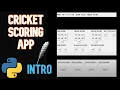 Making Cricket Score App with Python and Tkinter Intro