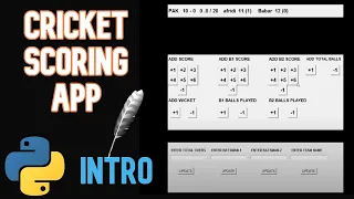 Making Cricket Score App with Python and Tkinter Intro